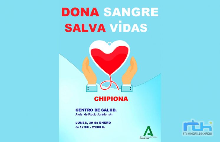 Esta tarde nueva oportunidad en Chipiona para salvar vida donando sangre