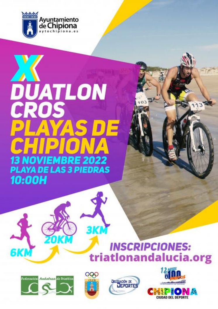 Más de 70 deportistas participarán en el Duatlón Cross Playas de Chipiona