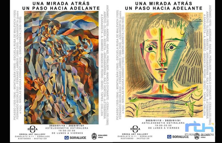 Pinturas de Montalbán y Ceballos coinciden con obras de Picasso y otros autores en una exposición que comienza mañana en Guipúzcoa