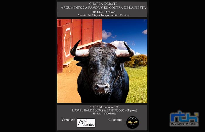 La fiesta de los toros a debate en una charla organizada por el Nuevo Ateneo de Chipiona