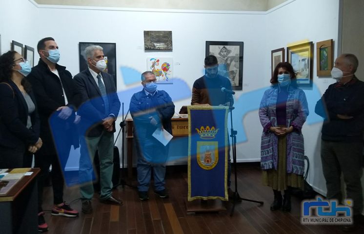 Arte por la solidaridad en Chipiona, 60 obras para recaudar fondos para los damnificados de la isla de la Palma