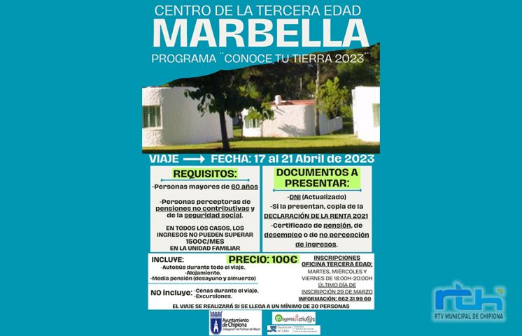 Políticas del Mayor organiza un viaje a Marbella a través del programa ‘Conoce Tu Tierra’ de la Junta de Andalucía