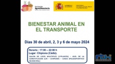 24 personas comienzan esta tarde en Chipiona un curso gratuito de bienestar animal en el transporte